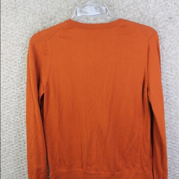 LOFT Burnt Orange Cardigan - Picture 2 of 3